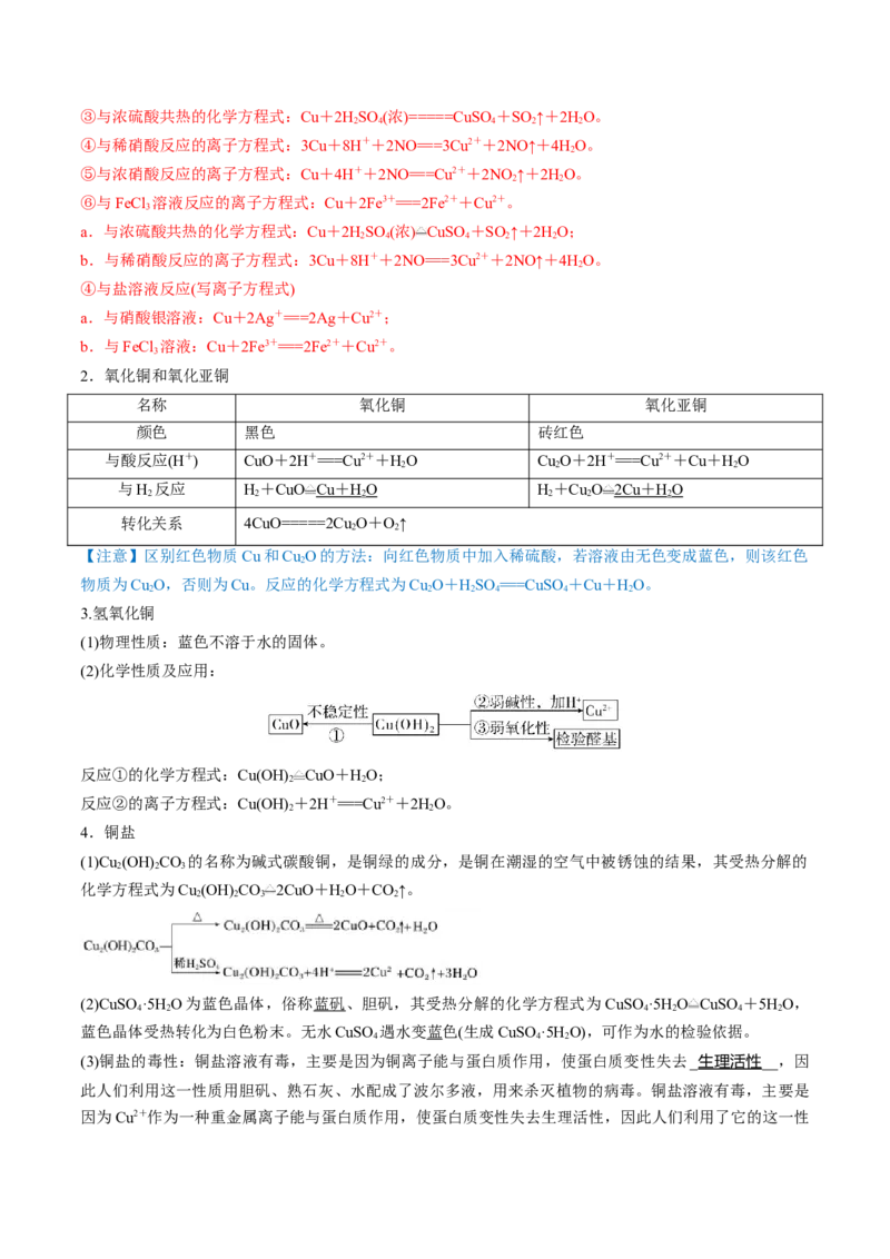 第10讲金属材料及金属矿物的开发利用（讲）-2023年高考化学一轮复习讲练测（全国通用）（解析版）_05高考化学_通用版（老高考）复习资料_2023年复习资料_一轮复习
