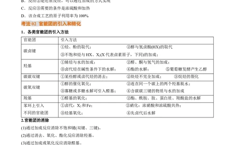考点38有机合成（核心考点精讲精练）-备战2025年高考化学一轮复习考点帮（新高考通用）（原卷版）_05高考化学_2025年新高考资料_一轮复习_备战2025年高考化学一轮复习考点帮