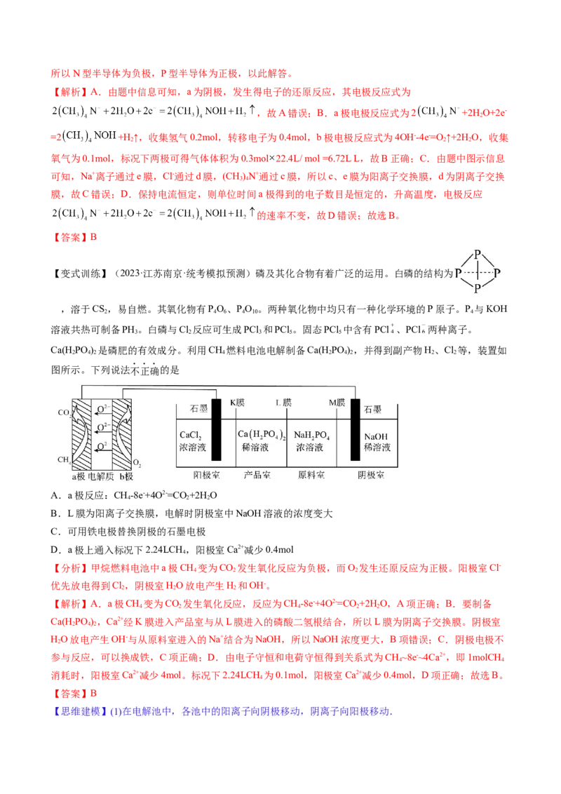 第23讲电解池金属的腐蚀与防护（讲义）（解析版）_05高考化学_2024年新高考资料_1.2024一轮复习_2024年高考化学一轮复习讲练测（新教材新高考）_第23讲电解池金属的腐蚀与防护（讲义）