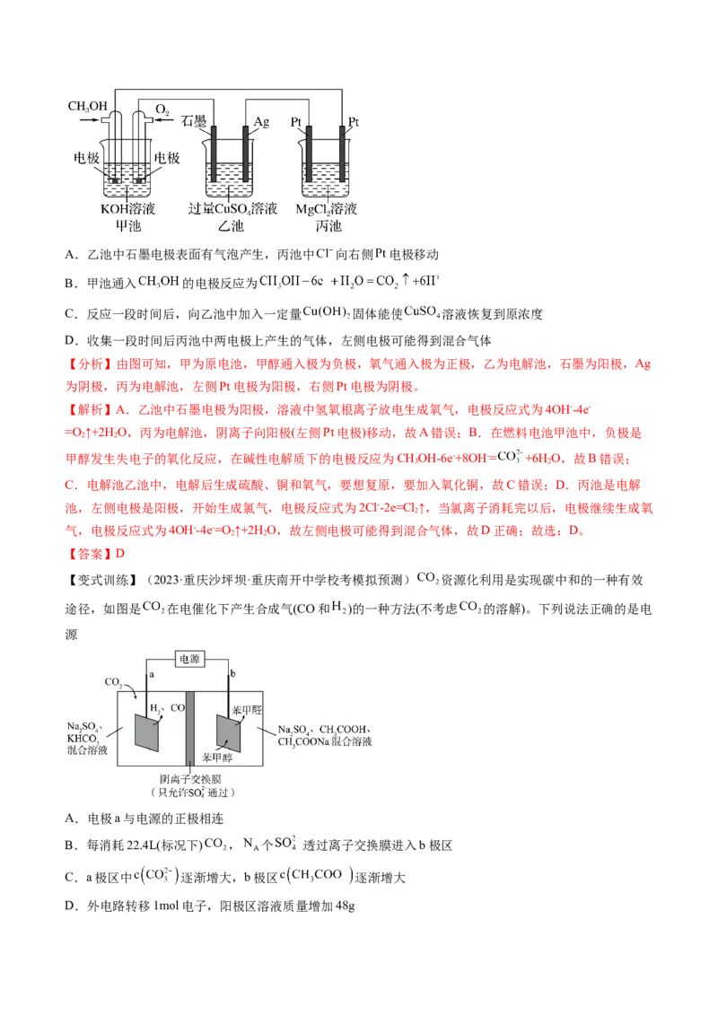 第23讲电解池金属的腐蚀与防护（讲义）（解析版）_05高考化学_2024年新高考资料_1.2024一轮复习_2024年高考化学一轮复习讲练测（新教材新高考）_第23讲电解池金属的腐蚀与防护（讲义）