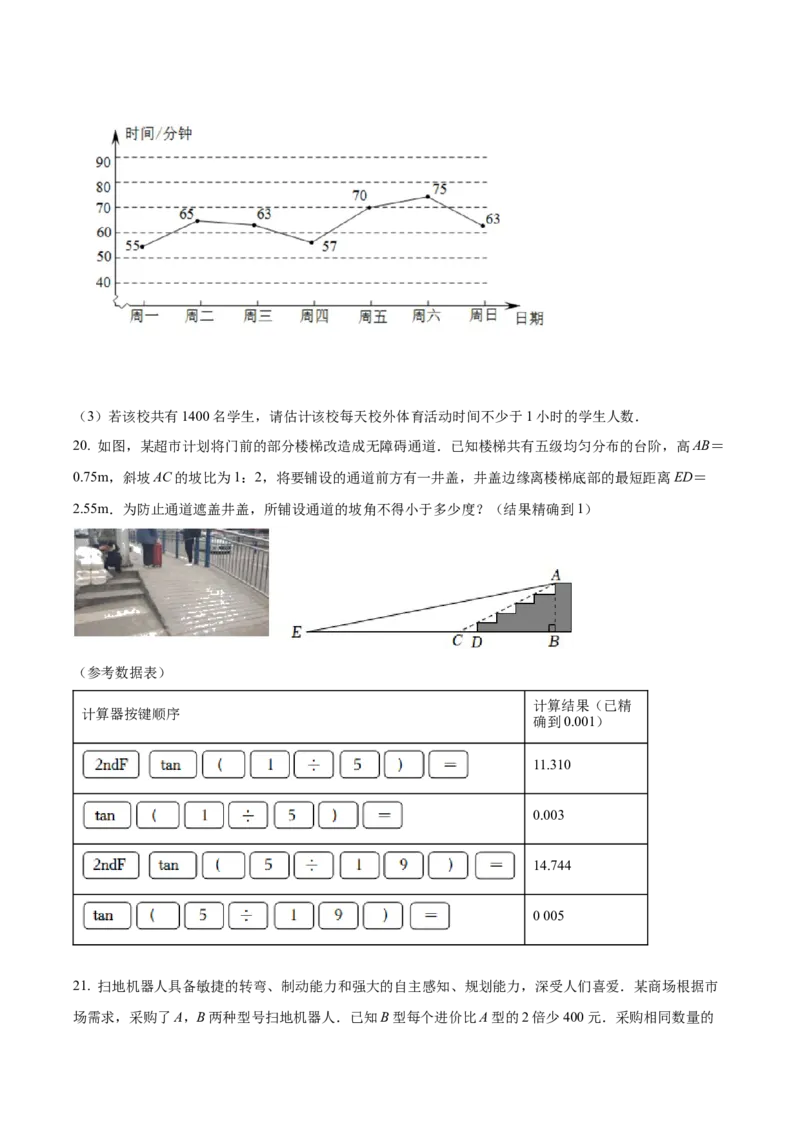 精品解析：2022年山东省烟台市中考数学真题（原卷版）_初中数学_九年级数学下册（人教版）_全国各地数学中考真题_2022年全国中考数学真题145份