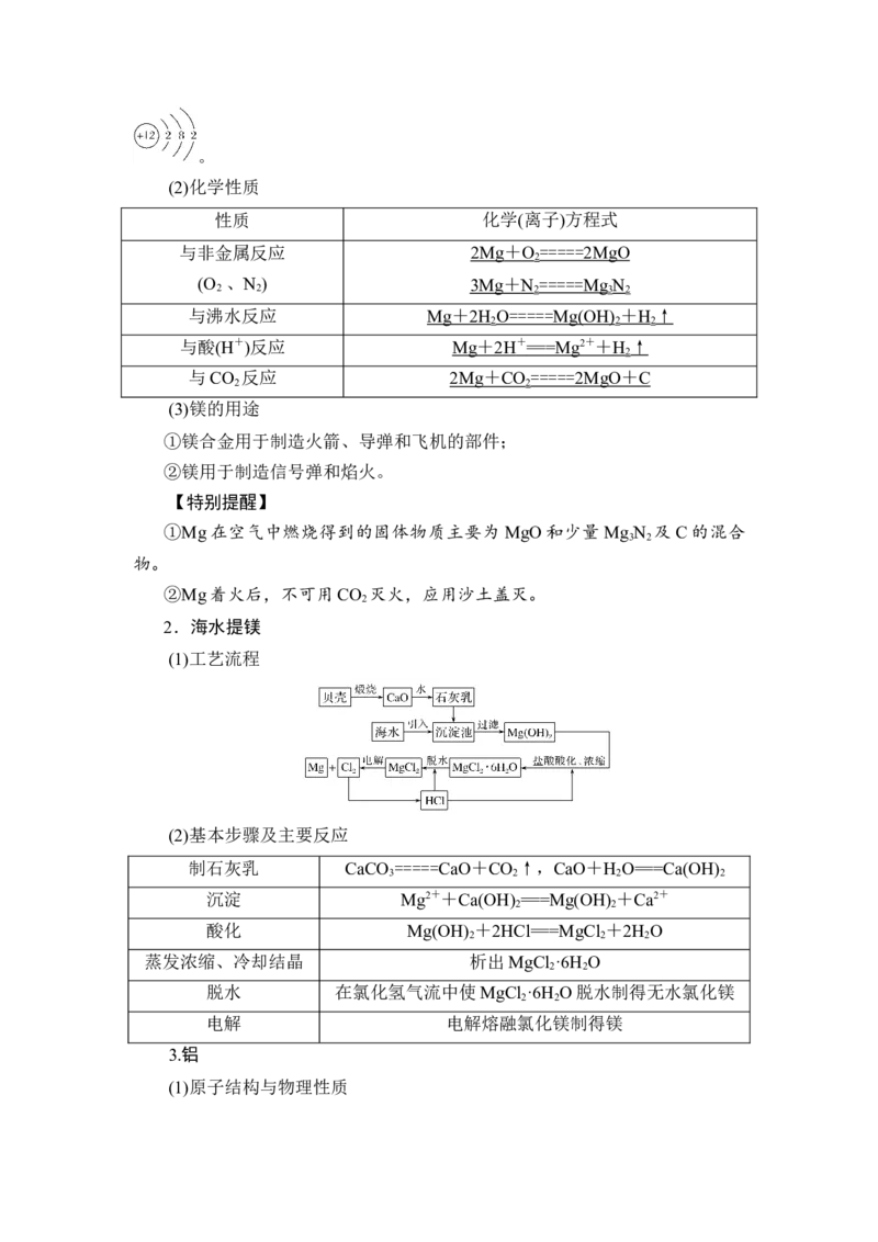 第1讲　钠、铝及其化合物_05高考化学_新高考复习资料_2023年新高考资料_一轮复习_2023年新高考大一轮复习讲义_2023年高考化学一轮复习讲义（新高考）_赠补充习题