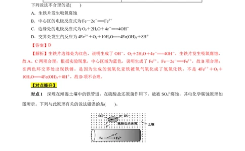 考点20金属的腐蚀与防护（解析版）_05高考化学_通用版（老高考）复习资料_2023年复习资料_一轮复习_备战2023年高考化学一轮复习考点帮（全国通用）