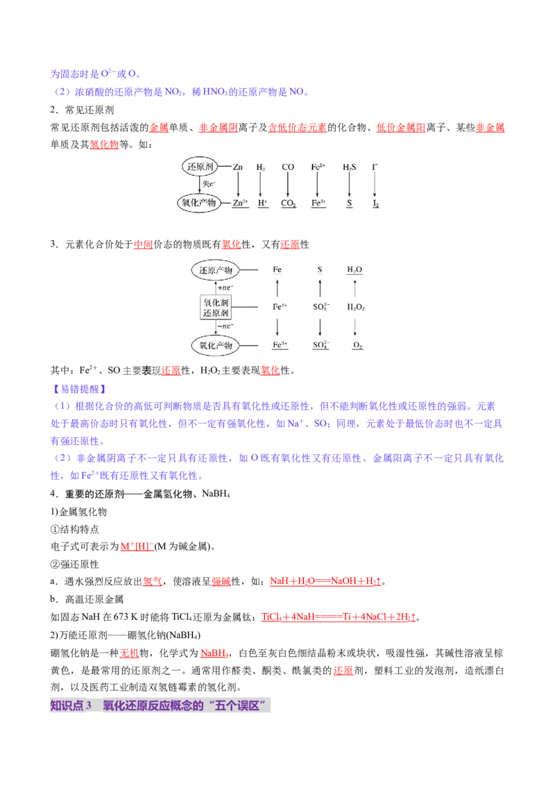 第04讲氧化还原反应的基本概念和规律（讲义）（解析版）_05高考化学_2025年新高考资料_一轮复习_2025年高考化学一轮复习讲练测（新教材新高考）_第一章物质及其变化