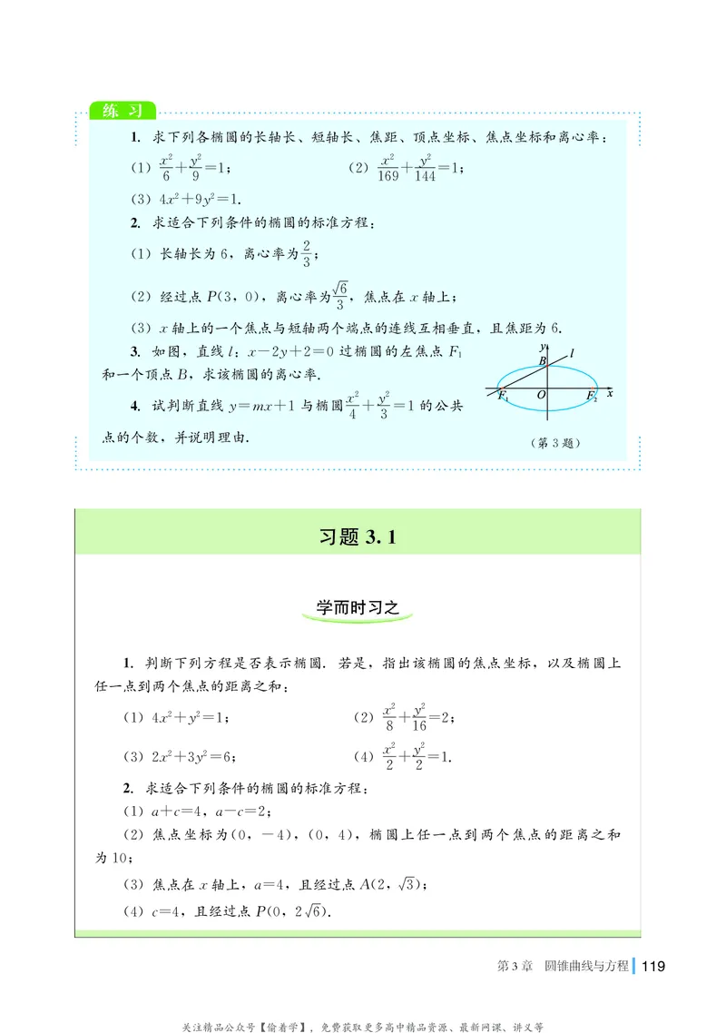 普通高中教科书&middot;数学选择性必修第一册(1)_高中全套电子教材及答案。_01高中电子教材全套_数学_湘教版_高中年级_选择性必修第一册