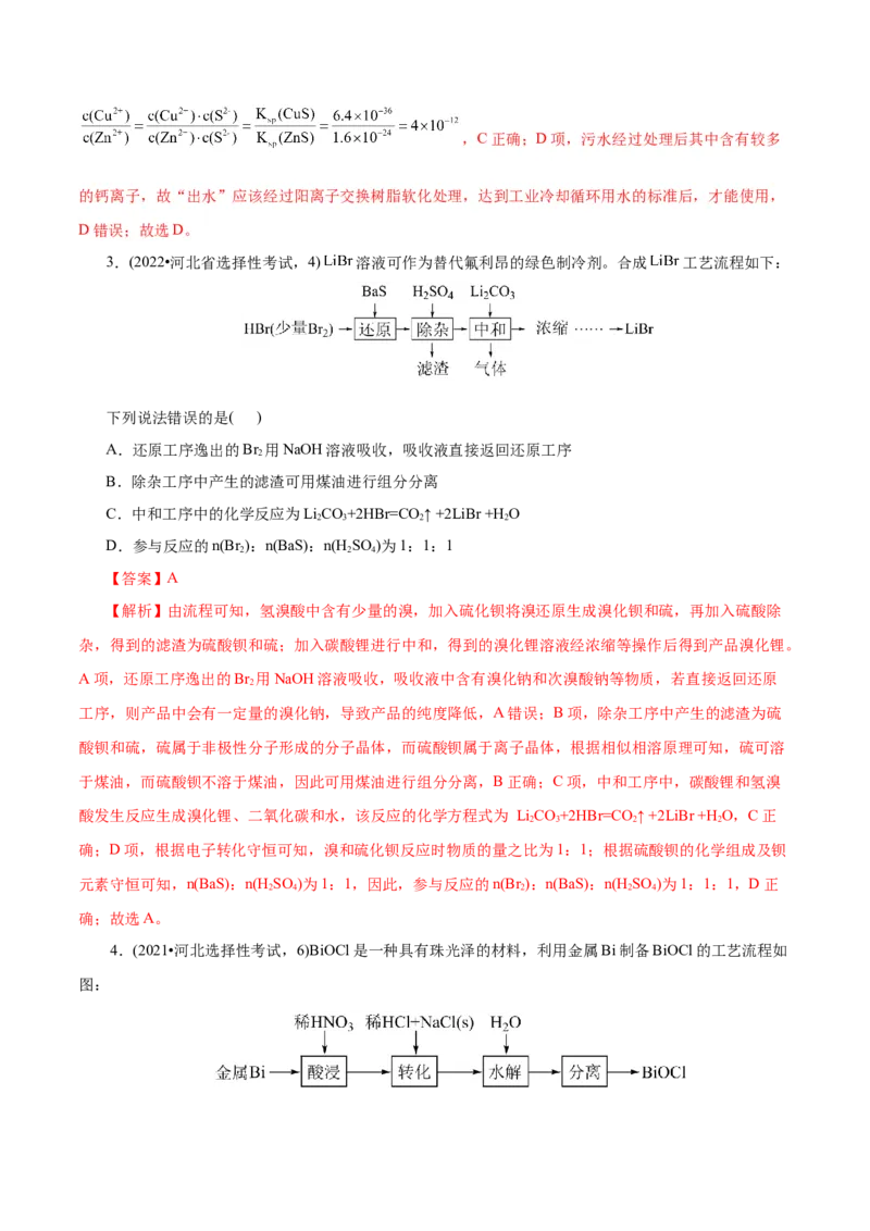 第05讲工业流程题解题策略(讲义)(解析版)_05高考化学_2025年新高考资料_一轮复习_2025年高考化学一轮复习讲练测（新教材新高考）_第八章水溶液中的离子反应与平衡