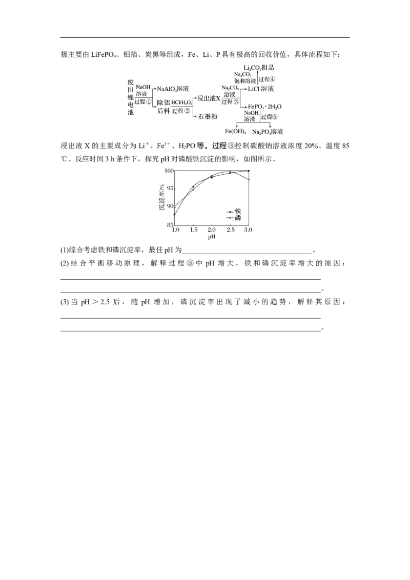 第1部分专题突破大题突破3　重点题空热练(三)　化工流程题中的曲线分析应用_05高考化学_新高考复习资料_2023年新高考资料_二轮复习_2023年高考化学二轮复习讲义+课件（新高考版）