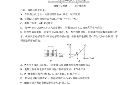 第7章第42练　电解池　金属的腐蚀与防护_05高考化学_2024年新高考资料_1.2024一轮复习_2024年高考化学一轮复习讲义（新人教新高考版）_学生版在此文件夹_一轮复习71练