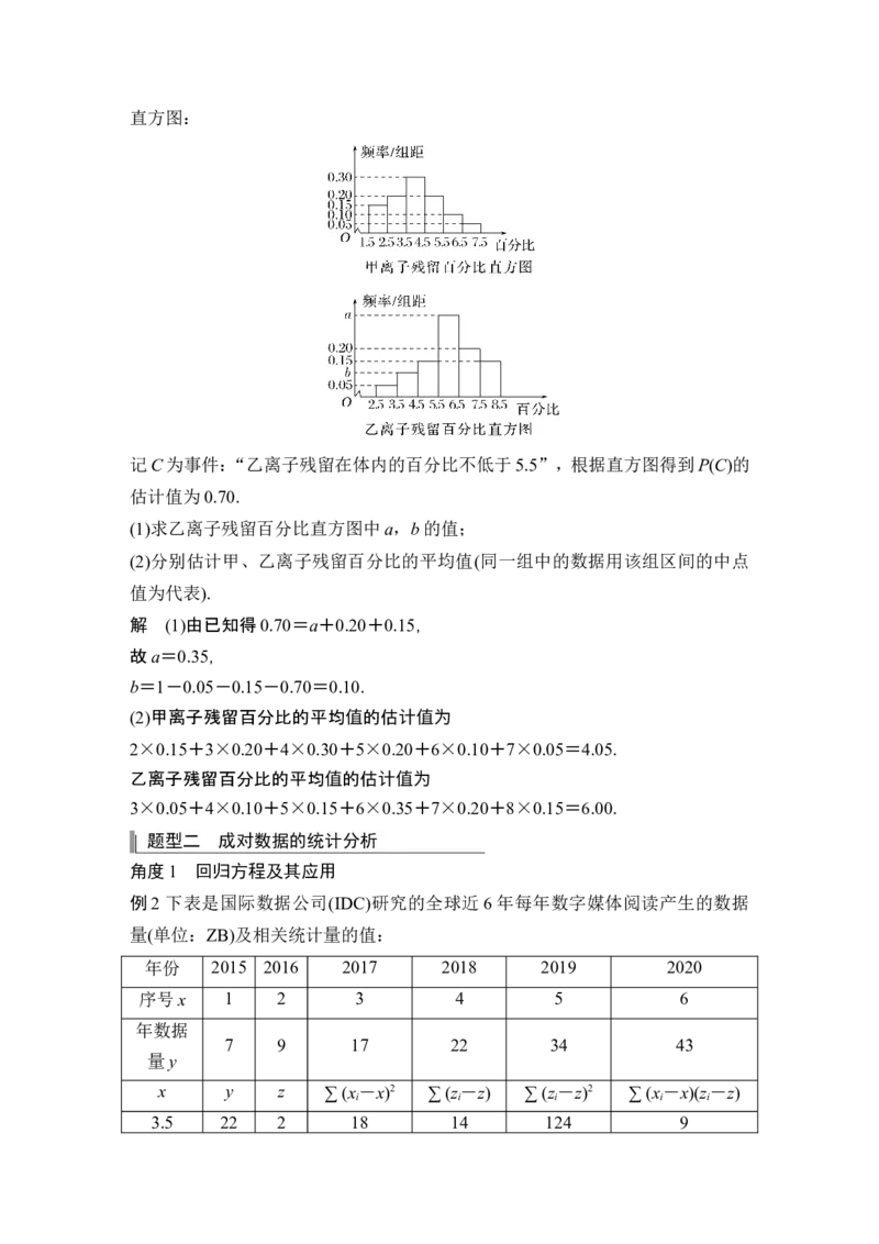 高考重点突破课四概率与统计_2.2025数学总复习_2024年新高考资料_1.2024一轮复习_2024年高考数学一轮复习讲义（新高考版）_赠1套word版补充习题库_另附1套Word版题库