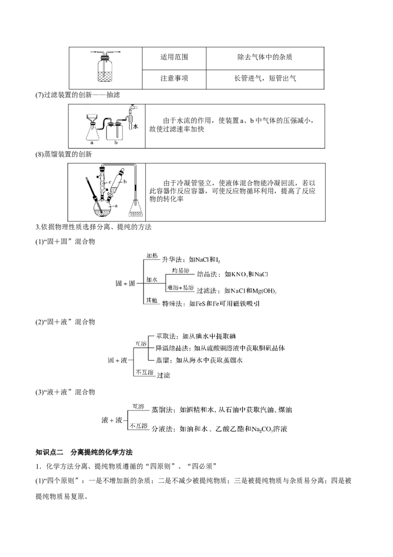 第28讲物质的分离、提纯和检验（讲）-2023年高考化学一轮复习讲练测（全国通用）（解析版）_05高考化学_通用版（老高考）复习资料_2023年复习资料_一轮复习