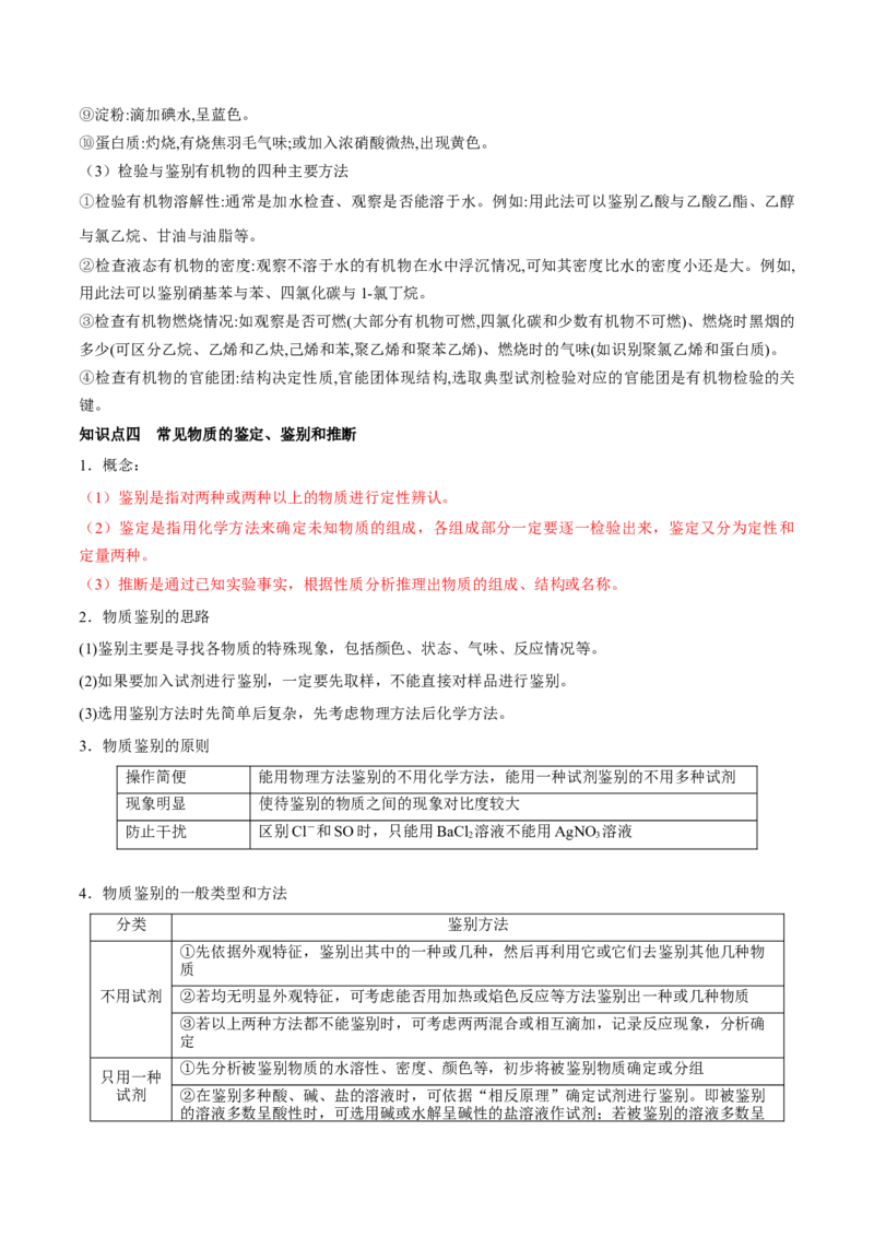第28讲物质的分离、提纯和检验（讲）-2023年高考化学一轮复习讲练测（全国通用）（解析版）_05高考化学_通用版（老高考）复习资料_2023年复习资料_一轮复习