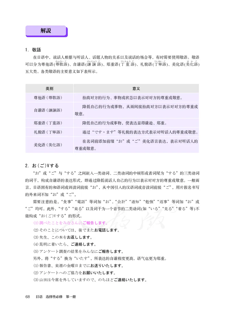 普通高中教科书&middot;日语选择性必修第一册(1)_高中全套电子教材及答案。_01高中电子教材全套_日语_人教版_高中年级_选择性必修第一册
