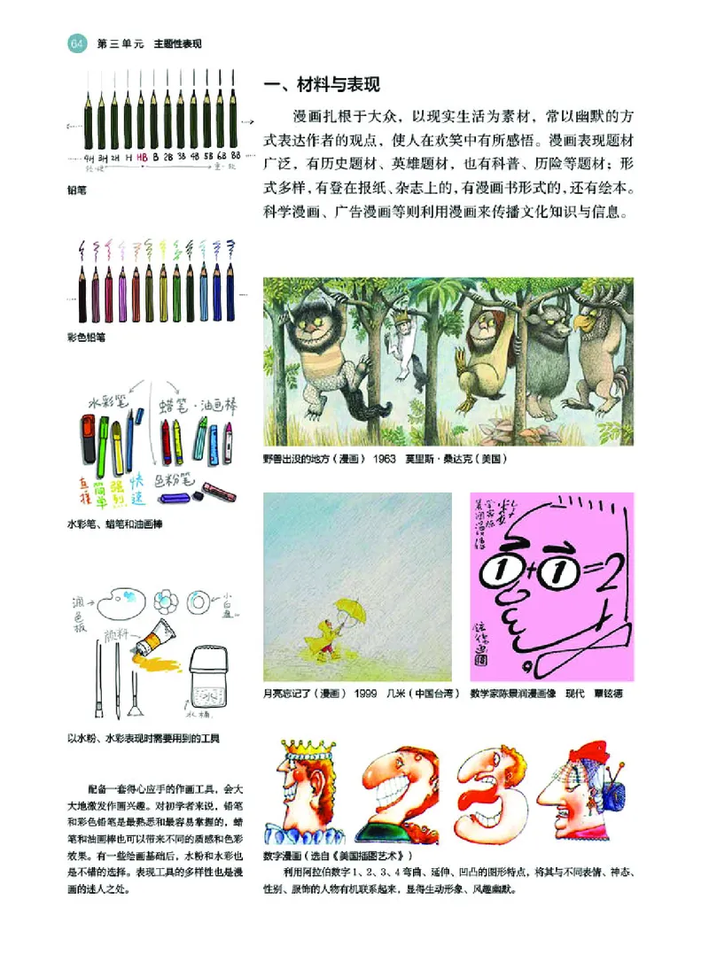 普通高中教科书&middot;美术选择性必修1绘画(1)_高中全套电子教材及答案。_01高中电子教材全套_美术_湘美版_高中年级_选择性必修1绘画