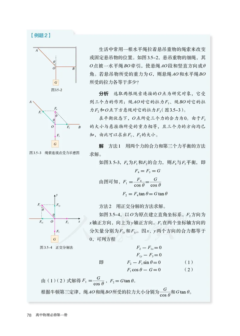 普通高中教科书&middot;物理必修第一册(1)_高中全套电子教材及答案。_01高中电子教材全套_物理_人教版_高中年级_必修第一册