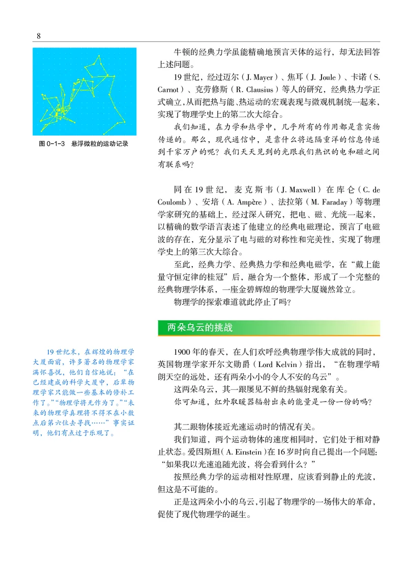 普通高中教科书&middot;物理必修第一册_高中全套电子教材及答案。_01高中电子教材全套_物理_沪科教版_高中年级_必修第一册