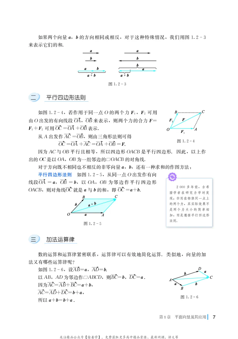 普通高中教科书&middot;数学必修第二册(1)_高中全套电子教材及答案。_01高中电子教材全套_数学_湘教版_高中年级_必修第二册