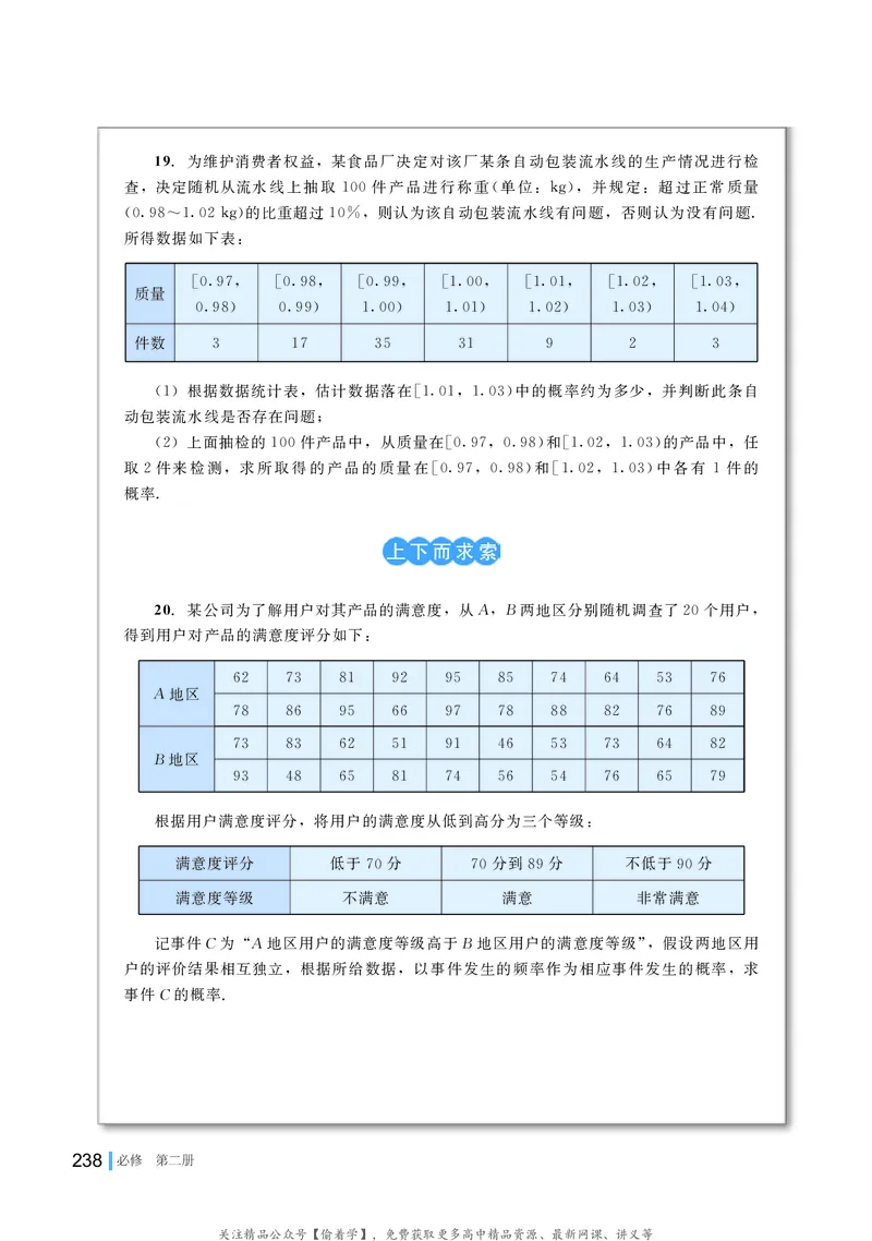 普通高中教科书&middot;数学必修第二册(1)_高中全套电子教材及答案。_01高中电子教材全套_数学_湘教版_高中年级_必修第二册