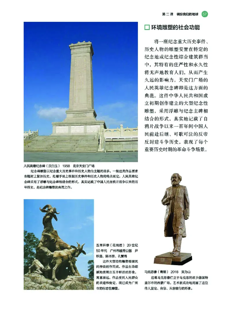 普通高中教科书&middot;美术选择性必修3雕塑_高中全套电子教材及答案。_01高中电子教材全套_美术_湘美版_高中年级_选择性必修3雕塑