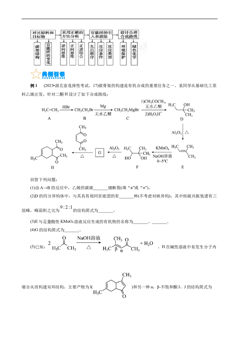 考点39有机推断(核心考点精讲精练)_05高考化学_通用版（老高考）复习资料_2024年复习资料_完备战2024年高考化学一轮复习考点帮（全国通用）_考点39有机推断（核心考点精讲精练）