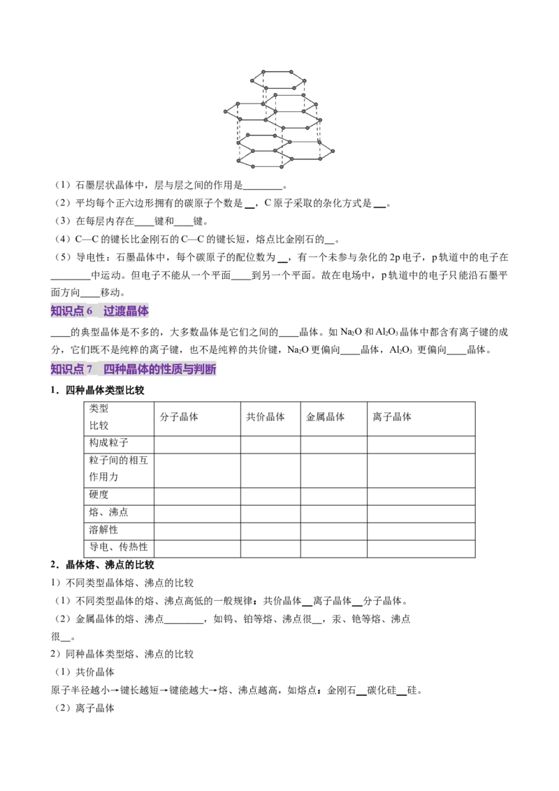 第04讲晶体结构与性质（讲义）（原卷版）_05高考化学_2025年新高考资料_一轮复习_2025年高考化学一轮复习讲练测（新教材新高考）_第五章物质结构与性质元素周期律