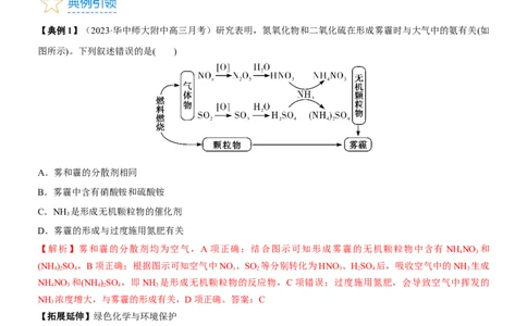 考点16氮及其化合物（核心考点精讲精练）-备战2024年高考化学一轮复习考点帮（新高考专用）（教师版）_05高考化学_新高考复习资料_2024年新高考资料_一轮复习资料