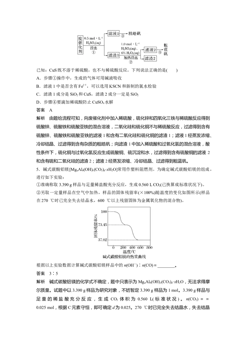 第3章第16讲　金属及其化合物知识落实与拓展---2023年高考化学一轮复习（新高考）_05高考化学_新高考复习资料_2023年新高考资料_一轮复习_2023年新高考大一轮复习讲义