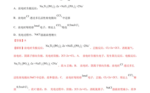 第19讲电解池金属的电化学腐蚀与防护（练）-2023年高考化学一轮复习讲练测（全国通用）（解析版）_05高考化学_通用版（老高考）复习资料_2023年复习资料_一轮复习