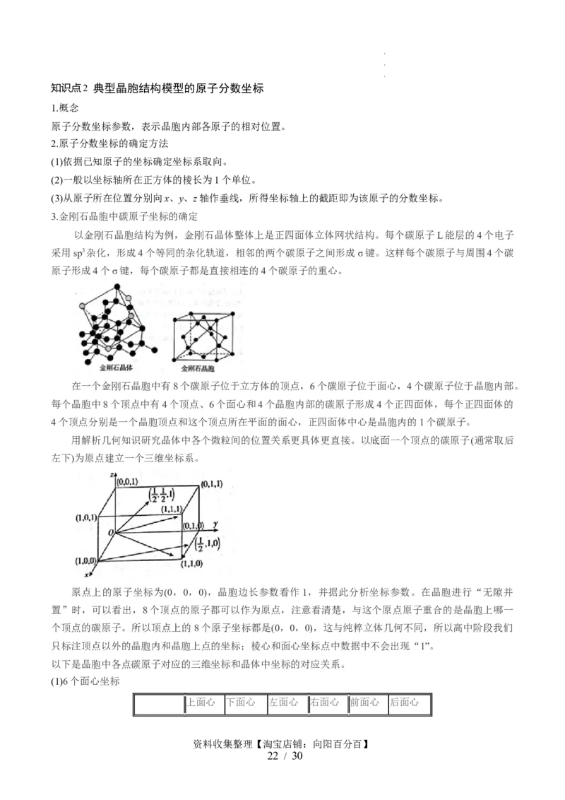 第20讲晶体结构与性质（讲义）（解析版）_05高考化学_新高考复习资料_2024年新高考资料_一轮复习资料_完2024年高考化学一轮复习讲练测(课件+讲义+练习)（新高考）_讲义+练习