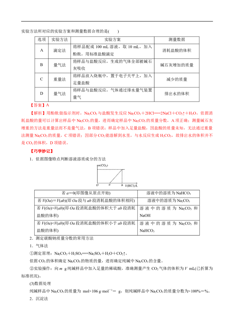 考点13钠及其化合物（解析版）_05高考化学_通用版（老高考）复习资料_2023年复习资料_一轮复习_备战2023年高考化学一轮复习考点帮（全国通用）