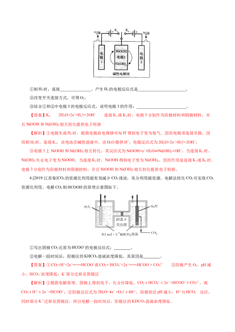 第17讲电解池金属的腐蚀与防护（练）-2023年高考化学一轮复习讲练测（新教材新高考）（解析版）_05高考化学_新高考复习资料_2023年新高考资料_一轮复习
