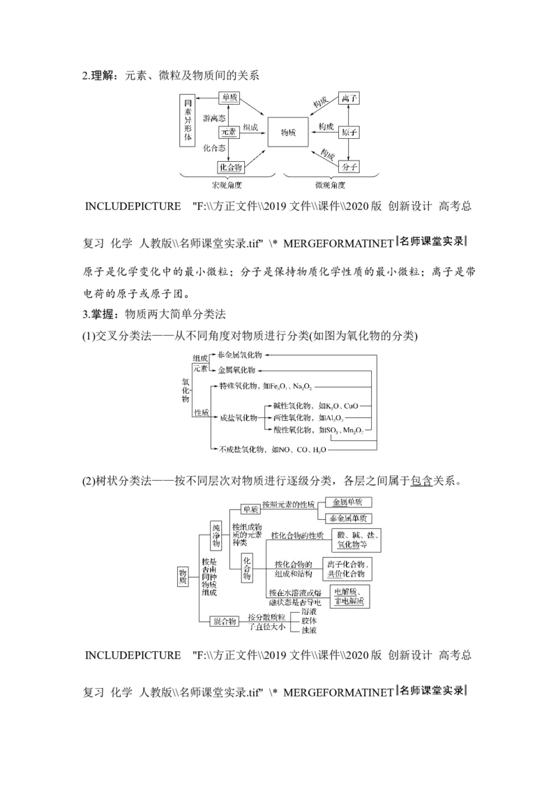 第二章第1讲_05高考化学_新高考复习资料_2022年新高考资料_2022年一轮复习各版本_1.高考化学2022年一轮复习通用版_2022年高考化学一轮复习讲义（全国版）_配套习题库