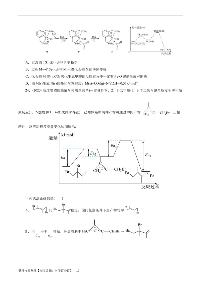 考点17化学反应的热效应(好题冲关)(原卷版)_05高考化学_通用版（老高考）复习资料_2024年复习资料_完备战2024年高考化学一轮复习考点帮（全国通用）