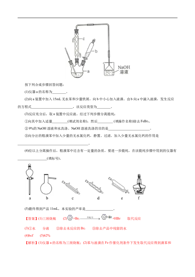 考点35卤代烃（解析版）_05高考化学_通用版（老高考）复习资料_2023年复习资料_一轮复习_备战2023年高考化学一轮复习考点帮（全国通用）