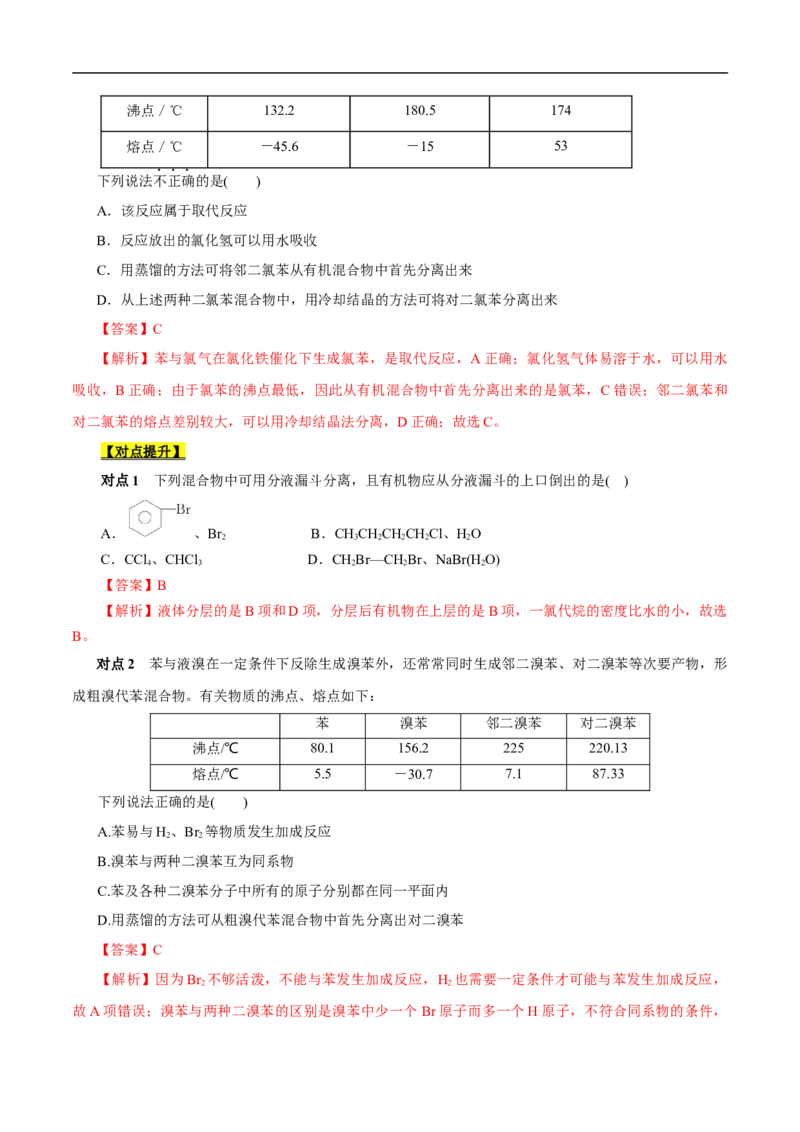 考点35卤代烃（解析版）_05高考化学_通用版（老高考）复习资料_2023年复习资料_一轮复习_备战2023年高考化学一轮复习考点帮（全国通用）