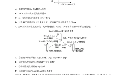 第24讲沉淀溶解平衡（练）-2023年高考化学一轮复习讲练测（新教材新高考）（原卷版）_05高考化学_新高考复习资料_2023年新高考资料_一轮复习