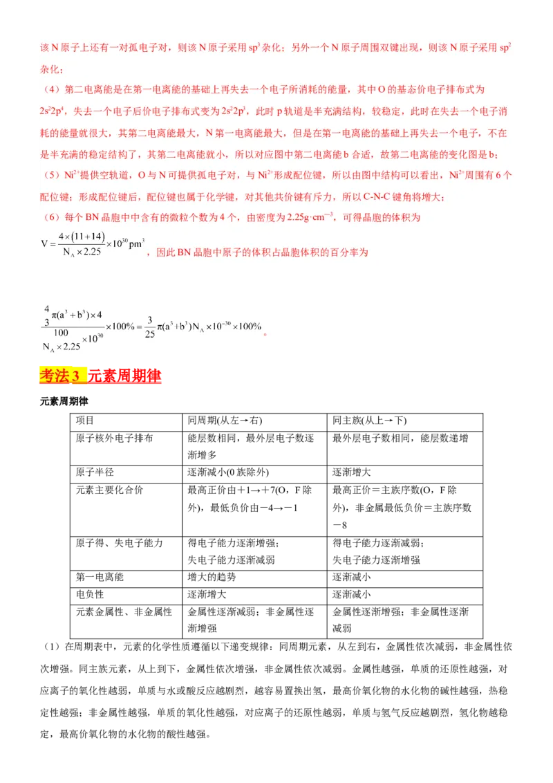 考点18元素周期律与元素周期表（核心考点精讲精练）-备战2024年高考化学一轮复习考点帮（新高考专用）（教师版）_05高考化学_新高考复习资料_2024年新高考资料_一轮复习资料