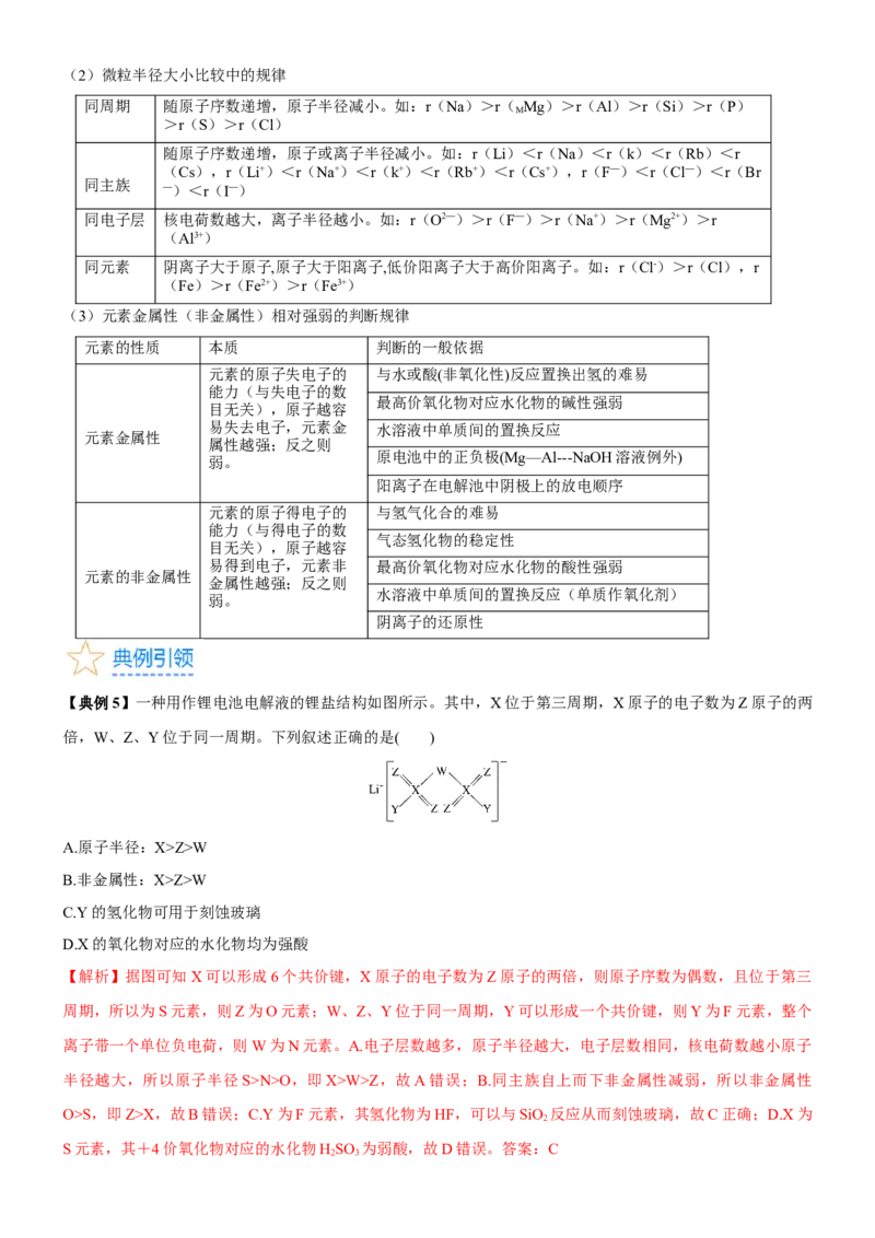 考点18元素周期律与元素周期表（核心考点精讲精练）-备战2024年高考化学一轮复习考点帮（新高考专用）（教师版）_05高考化学_新高考复习资料_2024年新高考资料_一轮复习资料