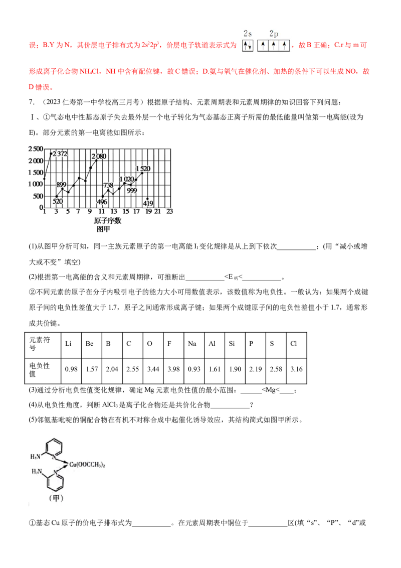 考点18元素周期律与元素周期表（核心考点精讲精练）-备战2024年高考化学一轮复习考点帮（新高考专用）（教师版）_05高考化学_新高考复习资料_2024年新高考资料_一轮复习资料