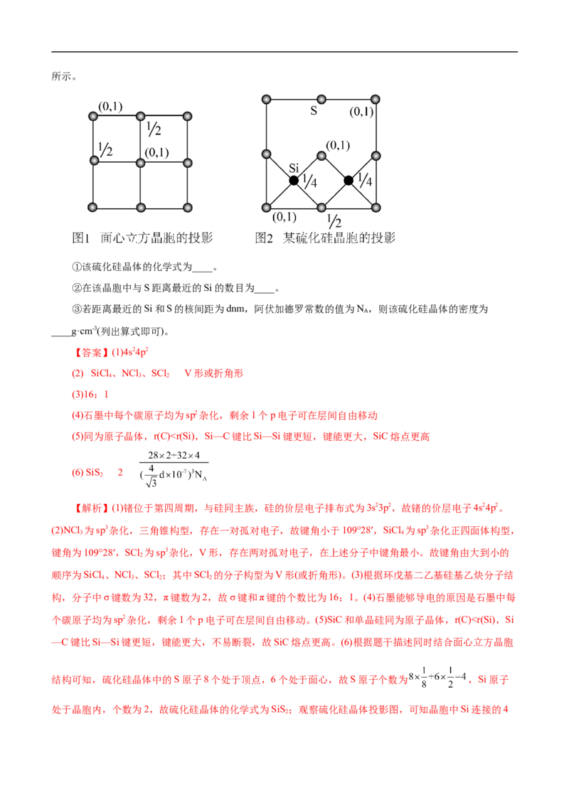 考点47分子结构与性质（解析版）_05高考化学_通用版（老高考）复习资料_2023年复习资料_一轮复习_备战2023年高考化学一轮复习考点帮（全国通用）