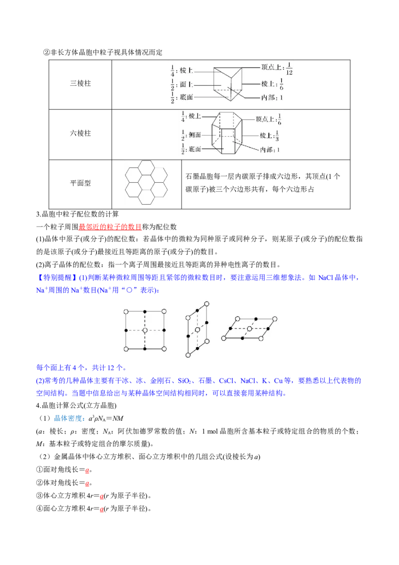 第20讲晶体结构与性质（讲义）（解析版）_05高考化学_2024年新高考资料_1.2024一轮复习_2024年高考化学一轮复习讲练测（新教材新高考）_第20讲晶体结构与性质（讲义）