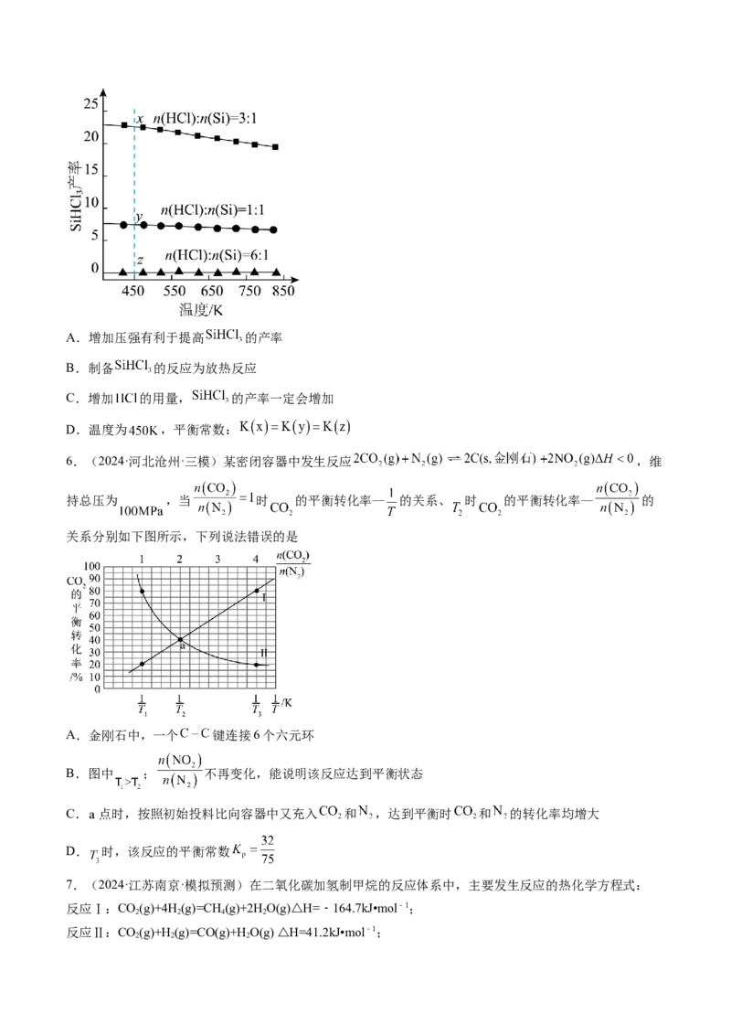 考点27化学平衡常数及其相关计算（核心考点精讲精练）-备战2025年高考化学一轮复习考点帮（新高考通用）（原卷版）_05高考化学_2025年新高考资料_一轮复习