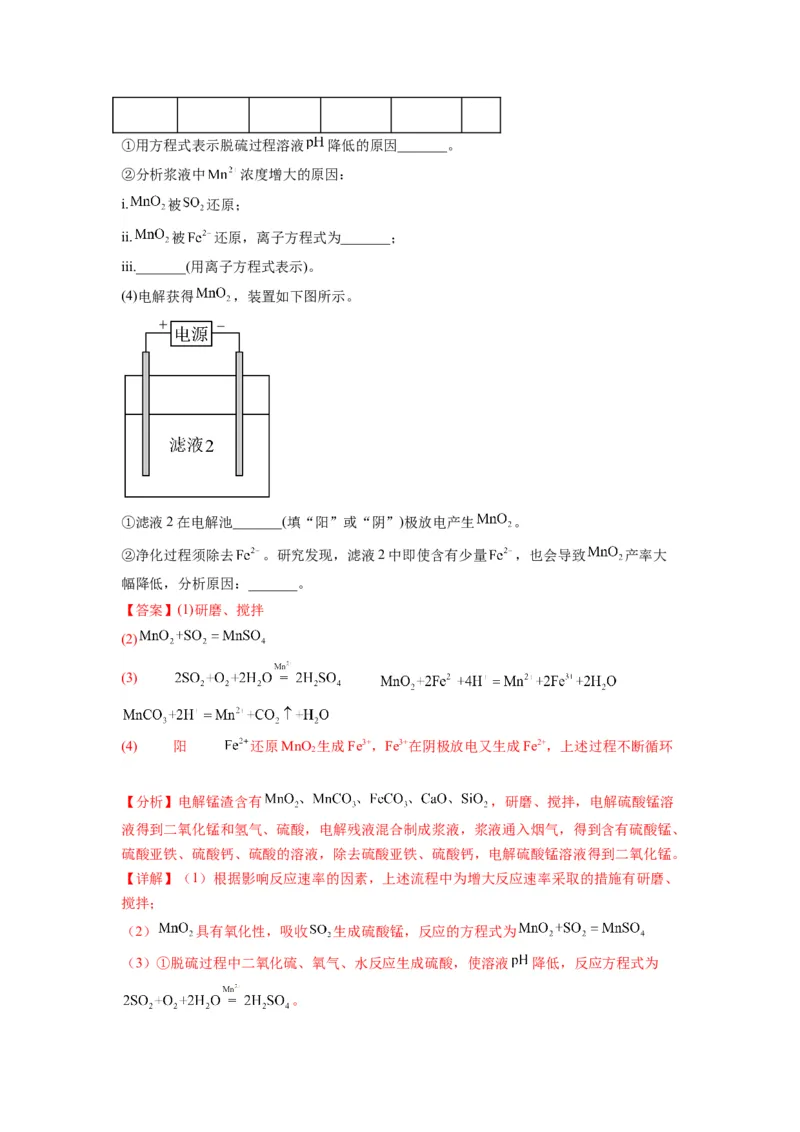 第19练化学工艺流程题（解析版）_05高考化学_2024年新高考资料_2.2024二轮复习_2023年暑假分层作业高二化学（2024届一轮复习通用）