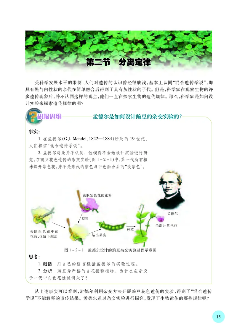 普通高中教科书&middot;生物学必修2遗传与进化(1)_高中全套电子教材及答案。_01高中电子教材全套_生物学_苏教版_高中年级_必修2遗传与进化
