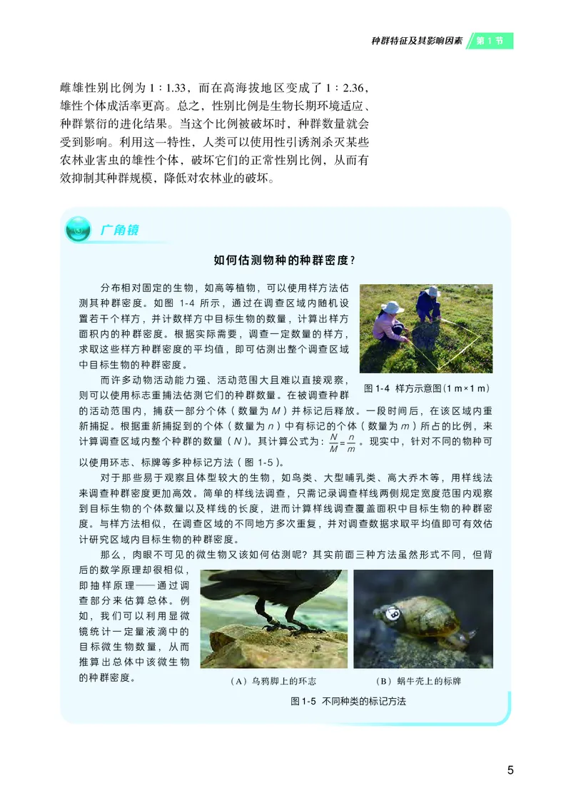 普通高中教科书&middot;生物学选择性必修2生物与环境(1)_高中全套电子教材及答案。_01高中电子教材全套_生物学_沪科技版_高中年级_选择性必修2生物与环境