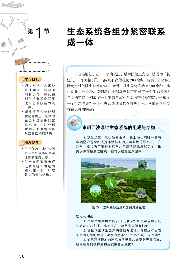 普通高中教科书&middot;生物学选择性必修2生物与环境(1)_高中全套电子教材及答案。_01高中电子教材全套_生物学_沪科技版_高中年级_选择性必修2生物与环境
