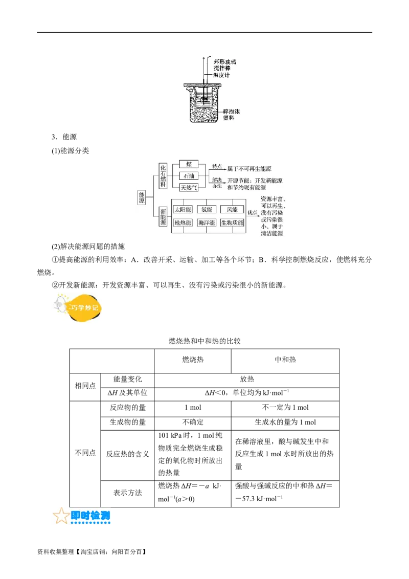 考点17化学反应的热效应(核心考点精讲)_05高考化学_通用版（老高考）复习资料_2024年复习资料_完备战2024年高考化学一轮复习考点帮（全国通用）