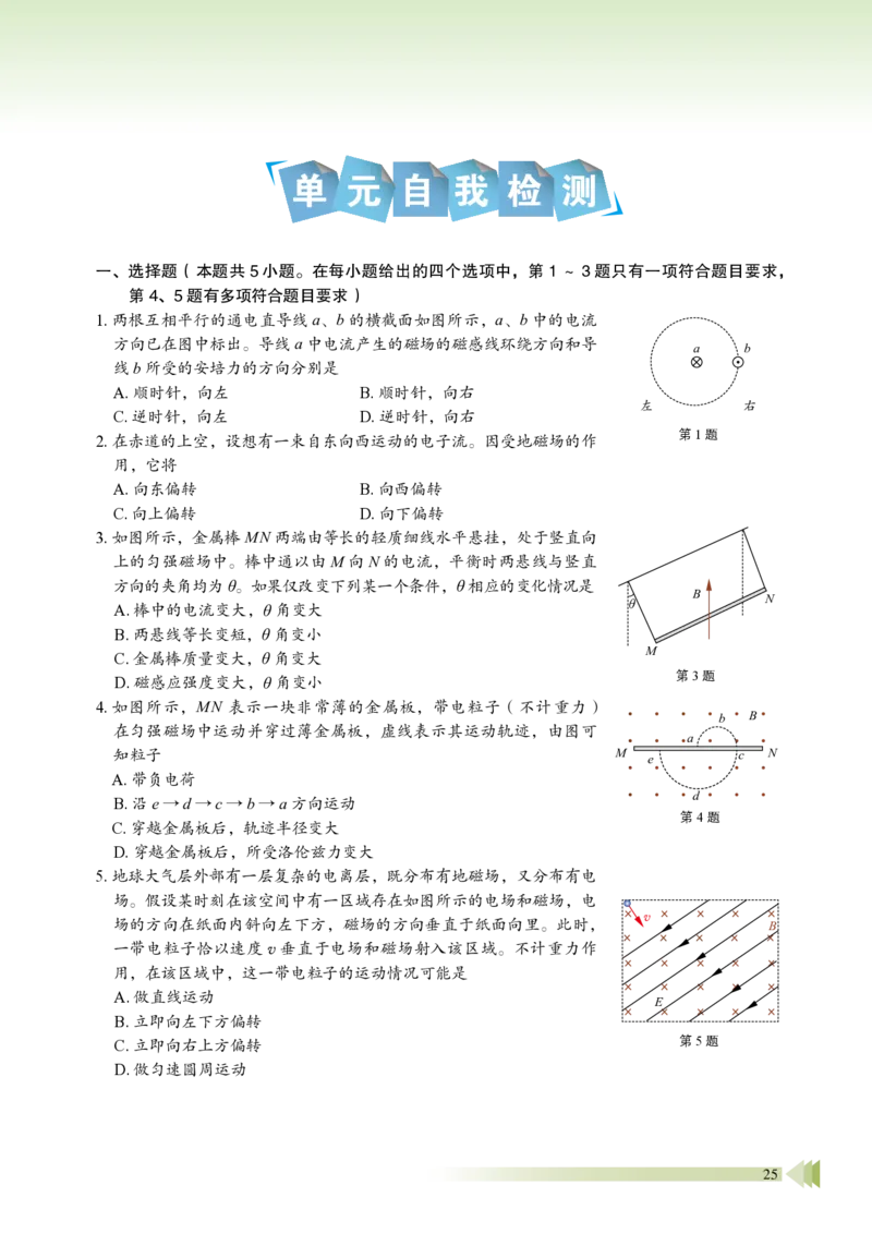 普通高中教科书&middot;物理选择性必修第二册_高中全套电子教材及答案。_01高中电子教材全套_物理_鲁科版_高中年级_选择性必修第二册
