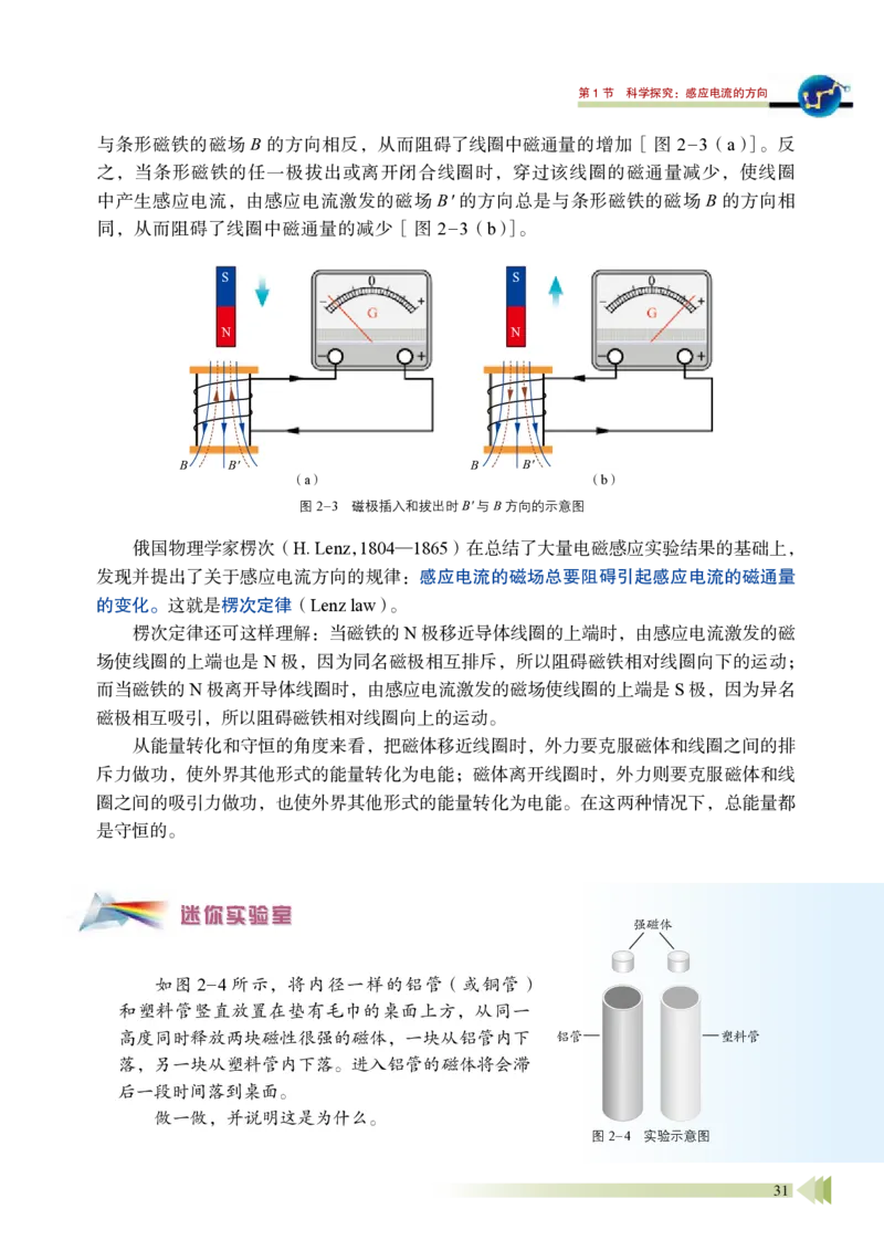 普通高中教科书&middot;物理选择性必修第二册_高中全套电子教材及答案。_01高中电子教材全套_物理_鲁科版_高中年级_选择性必修第二册