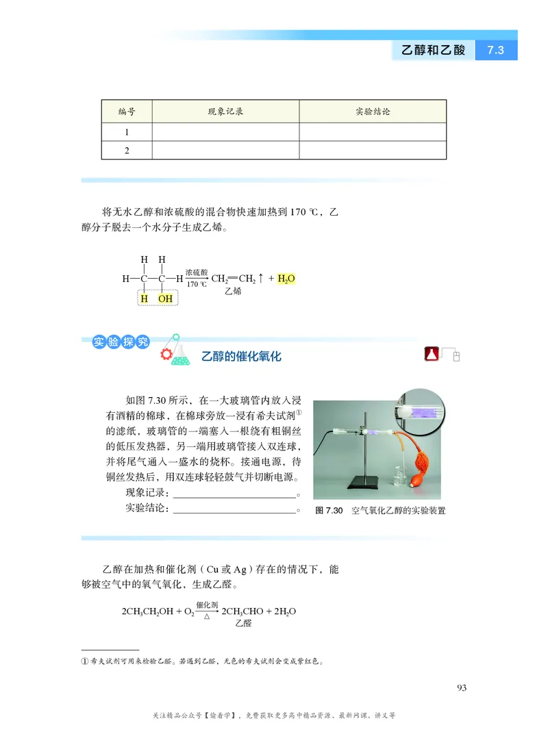 普通高中教科书&middot;化学必修第二册(1)_高中全套电子教材及答案。_01高中电子教材全套_化学_沪科技版_高中年级_必修第二册