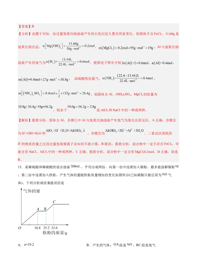 第08讲金属材料（练）-2024年高考化学大一轮复习精讲精练+专题讲座（解析版）_05高考化学_2024年新高考资料_1.2024一轮复习_2024年高考化学大一轮复习精讲精练+专题讲座